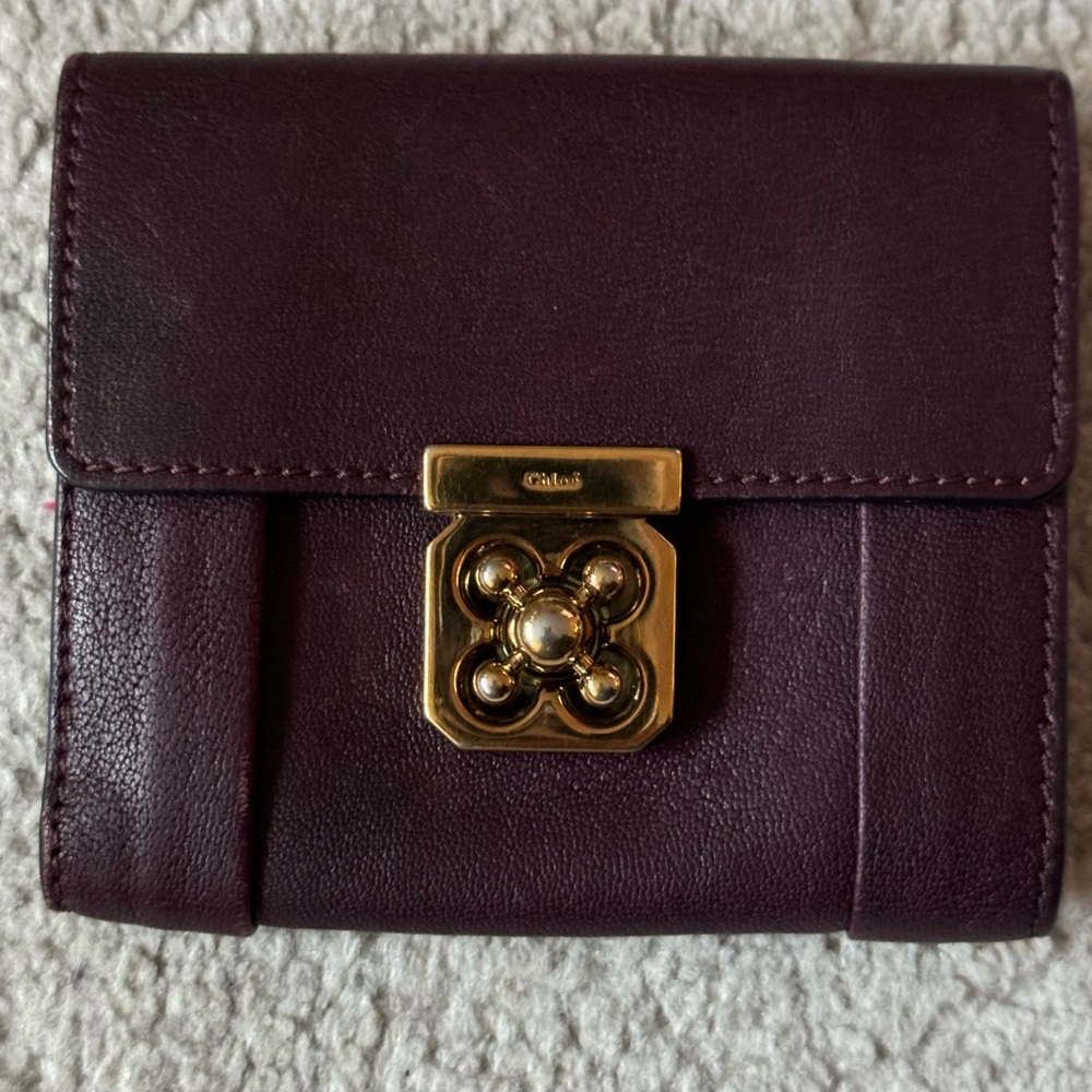 Preloved Authentic Chloe Compact Wallet